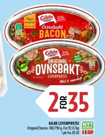 Coop Prix Bacon leverpostei tilbud