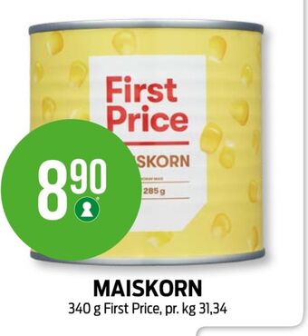 Kiwi First price mais tilbud