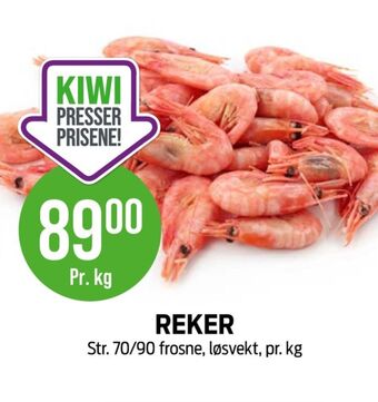 Kiwi Ukjent reker tilbud