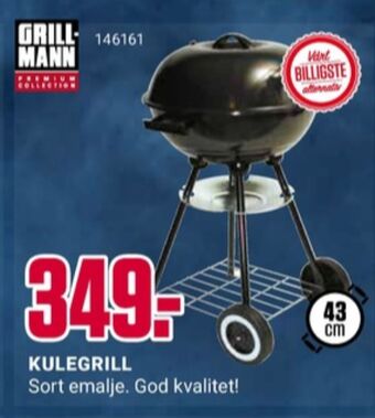 Europris Grillman kulegrill tilbud