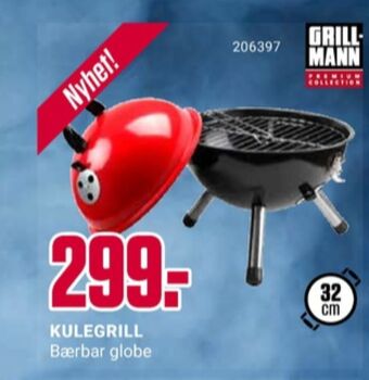 Europris Grillman kulegrill tilbud