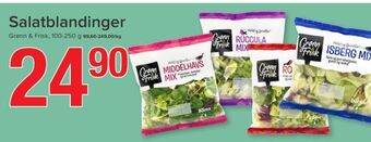 Eurospar Grønn og frisk salat tilbud