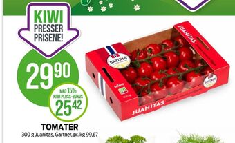 Kiwi Gartner tomater tilbud