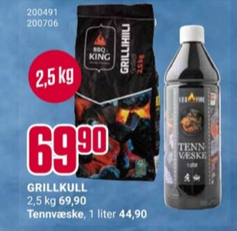 Europris Bbq king grillkull tilbud