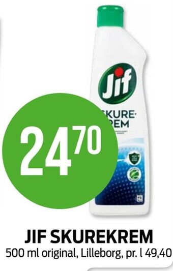 Kiwi Jif skurekrem tilbud