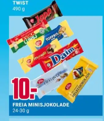 Europris Japp sjokoladebar tilbud