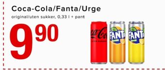 Eurospar Coca-cola zero brus tilbud