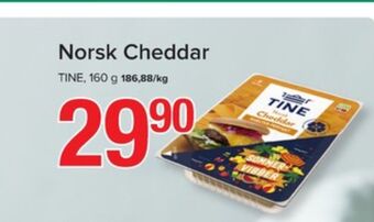 Eurospar Tine cheddar tilbud