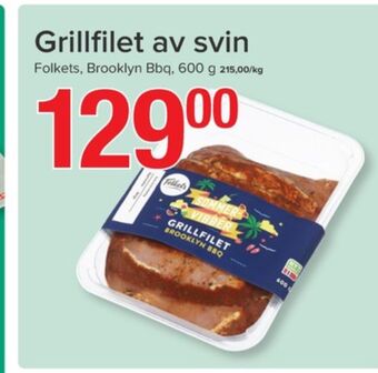 Eurospar Folkets svinefilet tilbud