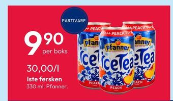 Gigaboks Iste fersken tilbud