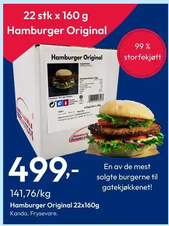 Gigaboks Hamburger original tilbud