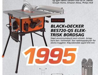 Coop Byggmix Black+decker bes720-qs elektrisk bordsag tilbud