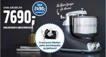 Coop Obs Ankarsrum kjøkkenmaskin tilbud