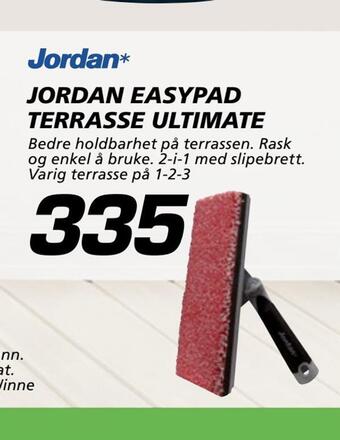 Coop Byggmix Jordan easypad terrasse ultimate tilbud