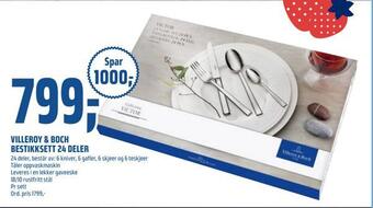 Coop Obs Villeroy & boch bestikksett 24 deler tilbud
