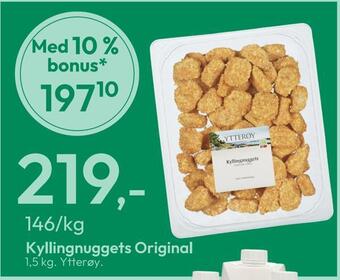 Gigaboks Kyllingnuggets original tilbud