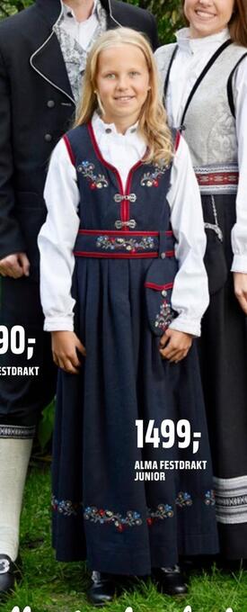 Coop Obs Alma festdrakt junior tilbud