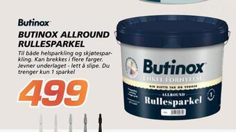 Coop Byggmix Butinox allround rullesparkel tilbud