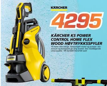 Coop Byggmix Kärcher k5 power control home flex wood høytrykksspyler tilbud