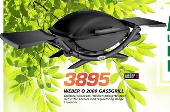 Coop Byggmix Weber q 2000 gassgrill tilbud