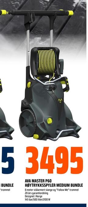 Obs Bygg Ava master p60 høytrykksspyler medium bundle tilbud