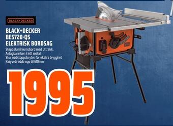 Obs Bygg Black+decker bes720-qs elektrisk bordsag tilbud