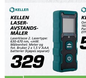 Coop Byggmix Kellen laseravstandsmåler tilbud