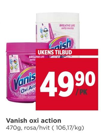 Meny Vanish oxi action tilbud