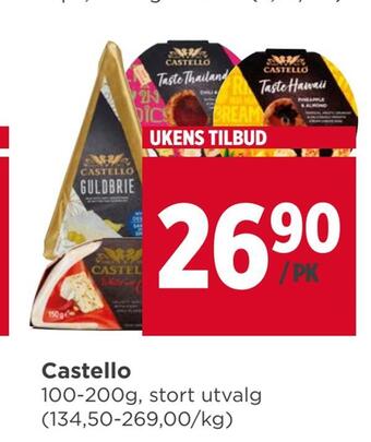Meny Castello tilbud