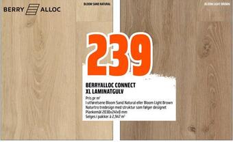 Obs Bygg Berryalloc connect xl laminatgulv tilbud