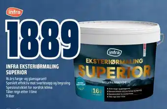 Obs Bygg Infra eksteriørmaling superior tilbud
