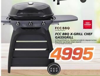 Coop Byggmix Fcc bbq x-grill chef gassgrill tilbud