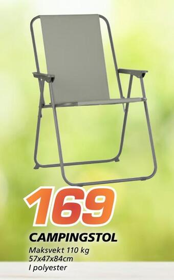 Coop Byggmix Campingstol tilbud