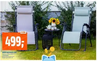 Coop Obs Baden solstoler 2 stk tilbud