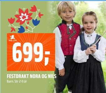 Coop Obs Festdrakt nora og nils tilbud