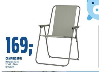 Coop Obs Campingstol tilbud
