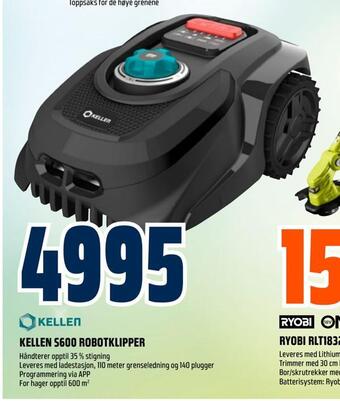 Obs Bygg Kellen s600 robotklipper tilbud