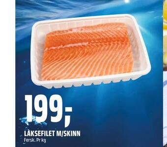 Coop Obs Laksefilet m/skinn tilbud