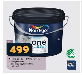 Megaflis Nordsjø one door & window tech tilbud