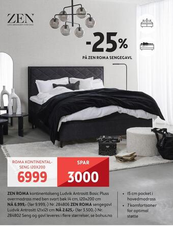 Bohus Zen roma kontinentalseng tilbud