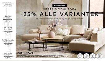 Skeidar Vesta modulsofa tilbud
