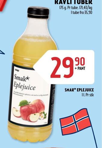 Coop Prix Smak* eplejuice tilbud