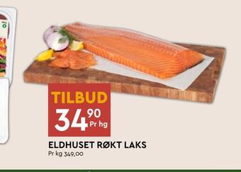 Coop Mega Eldhuset røkt laks tilbud