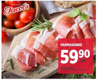Jacobs Parmaskinke tilbud