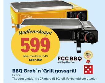 Bbq grab'n'grill gassgrill