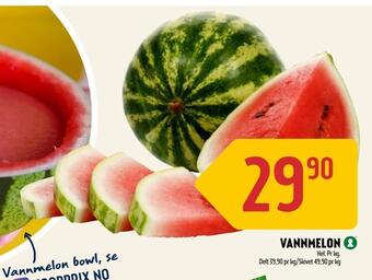 Coop Prix Vannmelon tilbud