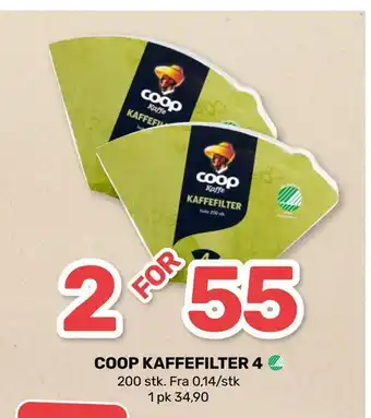 Coop Marked Coop kaffefilter 4 tilbud