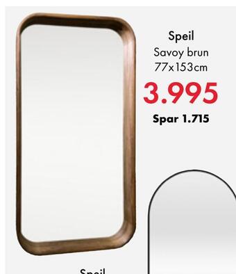 Fagmøbler Speil tilbud