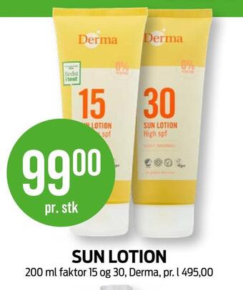 Kiwi Sun lotion tilbud