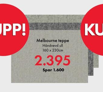 Fagmøbler Melbourne teppe tilbud
